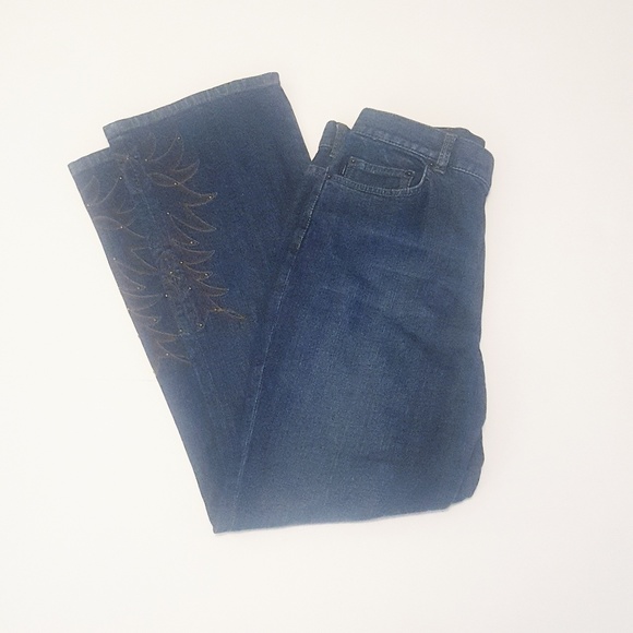 Lauren Jeans Co. | Studded Denim Bootcut Jeans 6P